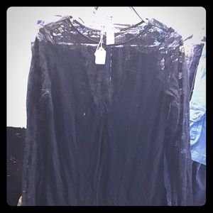 H&M Long Sleeve Shirt with lace